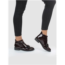 CA104-3 WINE Ботинки женские (натуральная кожа, байка) размер 38