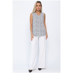 Блуза Данита (черно-белая) Б13778-16М