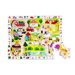 Пазлы MAXI «В городе» (20 элементов) Baby Toys