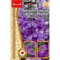Маттиола Синдерелла Лавендер - Cinderella Lavender махр карлик (Редкие)