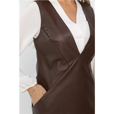 Сарафан Горячий шоколад (шоколадное) П13718-15М