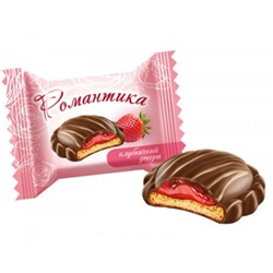 "Романтика клубничный десерт"конфеты. Вес 500 г. Славянка