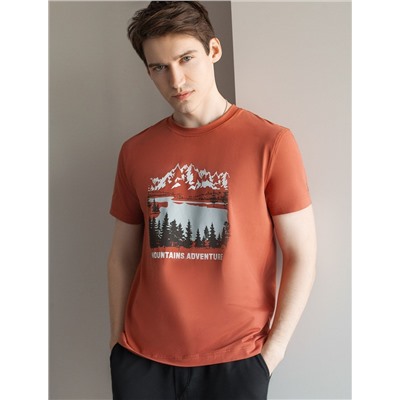 Футболка из премиального хлопка с авторским принтом