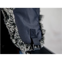 Шапка ушанка Reebok темно-синяя