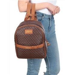20123 COFFEE Сумка-рюкзак (искусственная кожа)