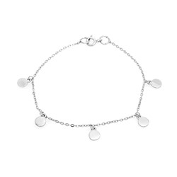 Браслет из серебра без вставки, Ю-40046р