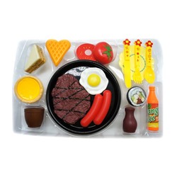 Продукты Фаст-фуд 18 предметов 37*25см / коробка 18-В1
