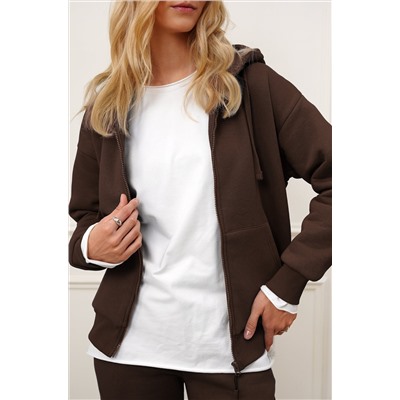 Женский костюм из футера с начесом Happyfox