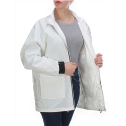 1106 WHITE Ветровка женская FASHION (100% полиэстер) размер 5XL- 56 российский