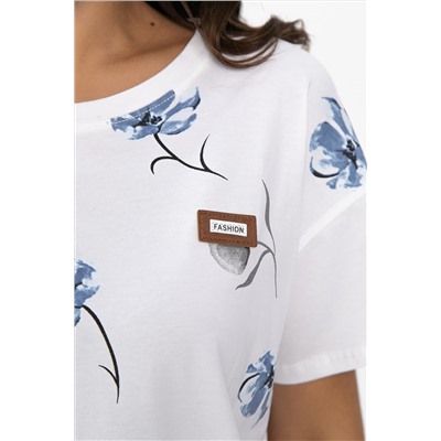 Футболка Мэнси (белая) Б14126-4М