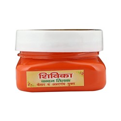 SHIVIKA Bhagwa Orange CHANDAN TILAK for Pooja and Hawan (ШИВИКА Жидкий ЧАНДАН ТИЛАК, цвет ОРАНЖЕВЫЙ, для Хавана и Пуджи), 70 г.