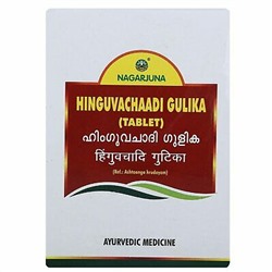 HINGUVACHAADI GULIKA tablet, Nagarjuna (ХИНГУВАЧААДИ ГУЛИКА для пищеварительной системы, Нагарджуна), 100 таб.