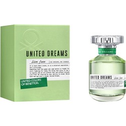 BENETTON LIVE FREE  WOMAN 50ml edt   M~