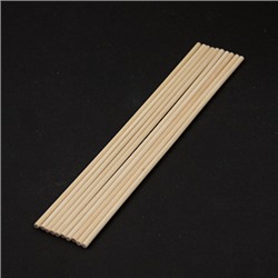 Палочки для сахарной ваты и леденцов, длина 20 см, d=3 мм, 10 шт