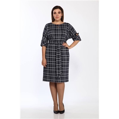 Lady Style Classic 1525/4 темно-синий/белый, Платье