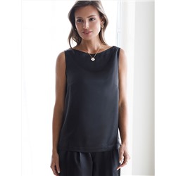 Элегантный топ из струящегося сатина