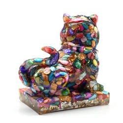 Фигурка из перламутра и смолы "Тигр" 95*60*93мм