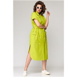 EVA GRANT 7197 салатовый, Платье