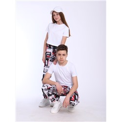 Брюки "Сальвадор" белый дракон