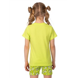 Комплект детский (футболка/шорты) Солнечный лайм