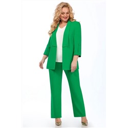 Элль-стиль 2196 зеленый, Брюки,  Блуза,  Жакет