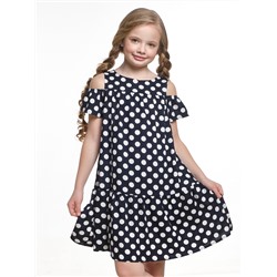 Платье 22-7180 т.синий.горох