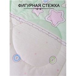 Набор детский одеяло и подушка - Веселый паровозик