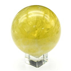 Шар из цитрина 1сорт, диаметр 68мм, 426-440гр.