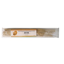 MUSK Ramakrishna's Natural Handmade Incense Sticks (МУСК натуральные благовония ручной работы, Рамакришна), 20 г.
