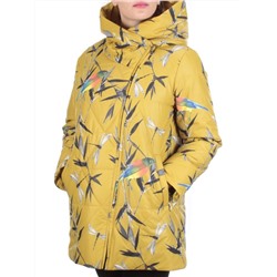 806 YELLOW Куртка демисезонная женская (100 гр. синтепон) размер 52