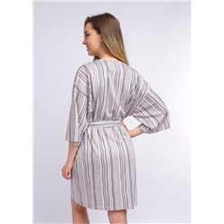 CLE LX12-977 Халат жен. Harmony, серый/св.бежевый, Таблица размеров на женскую одежду «ЭЙС», «ТЕТ-а-ТЕТ» и «CLEVER WEAR» из трикотажа, Таблица размеров на женскую обувь