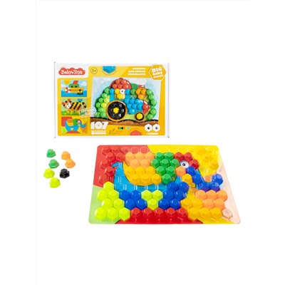 Мозаика для самых маленьких «Трактор» Baby Toys (107 элементов)