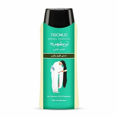 TRICHUP Herbal Shampoo, Vasu (ТРИЧУП (ТРИЧАП) Шампунь с кондиционером на основе трав ЗДОРОВЫЕ ДЛИННЫЕ И СИЛЬНЫЕ без диоксана, СЛС и парабенов, Васу), 400 мл.