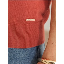 Джемпер тонкой вязки из вискозы с нейлоном