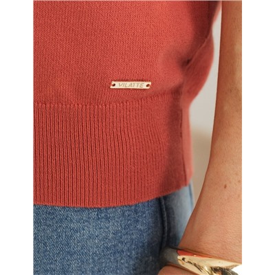 Джемпер тонкой вязки из вискозы с нейлоном