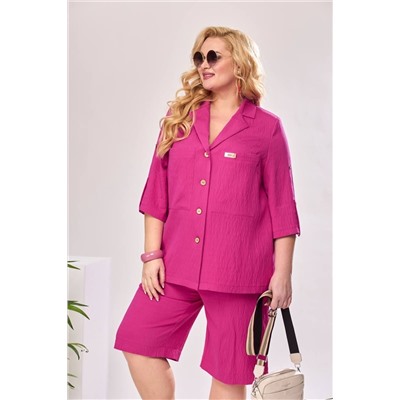Romanovich Style 2-2489 малиновый, Блуза,  Шорты