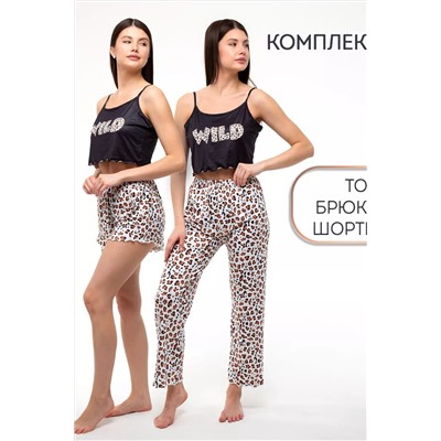 Пижама с брюками 60350 тройка НАТАЛИ #1045714