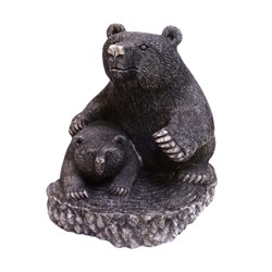 Эксклюзивная скульптура из камня "Медведи" 350*320*350мм