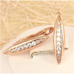 Серьги позолота H01-12383