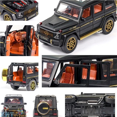 Модель Mercedes-Benz 1:24 (металл, свет, звук, поворотная передняя ось) без индивидуальной упаковки в ассортименте CZ118A, CZ118 / CZ118AD