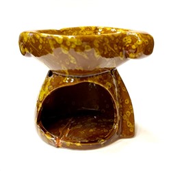 Аромалампа КАМЕННЫЙ ЦВЕТОК (керамика, глазурь, 7,5 см.), 1 шт.