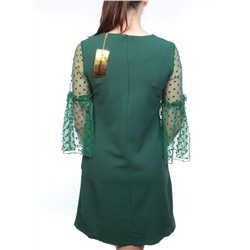 E2001 Платье женское (90% полиэстер, 10% эластан) размер 44