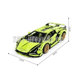 Конструктор Автомобиль 3696 дет. 6044, 6044