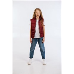 Жилет для девочки "Смайл" бордо