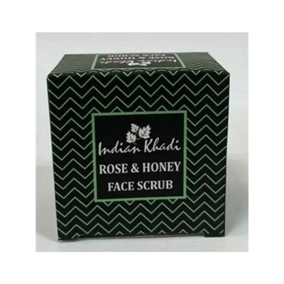 ROSE & HONEY Face Scrub, Indian Khadi (Скраб для лица РОЗА И МЕД, Индиан Кхади), 50 г. - СРОК ГОДНОСТИ ДО 31 МАРТА 2025 ГОДА