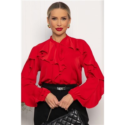Блуза Дыхание осени (красная) Б14187-5М