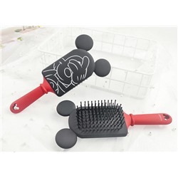 SALE! Массажная расческа Disney Mickey Mouse, на мягкой подушечке,1 шт. Черный+ красный.