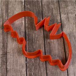 Вырубка для пряника  "Летучая мышь"  пластик, 11 см