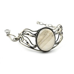 Браслет лунный камень "Овал", 18см