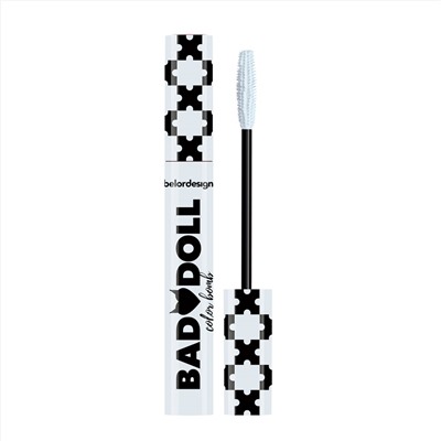 Тушь для ресниц Bad Doll цветная объемная,White 9.3г